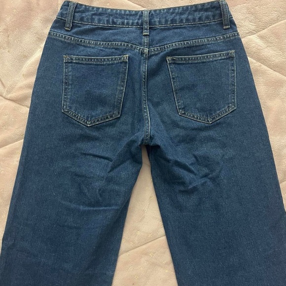 SHEIN Woman’s Mid-rise Dark wash Jeans Size XS/2 - Picture 2 of 3